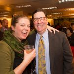Bill Peduto and guest at holiday party 2014
