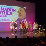 Young people celebrate the legacy of MLK at the Kelly Strayhorn Theater