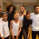 A group of young performers poses for Jekko at East Liberty Celebrates MLK